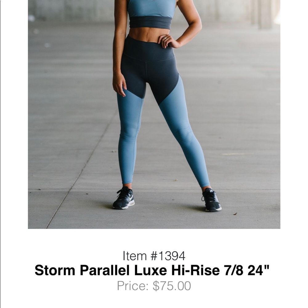 Zyia Storm Parallel Hi-Rise 7/8 24” Leggings